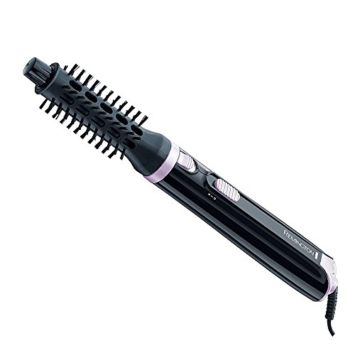 Remington Style & Curl AS404 Moldeador de Aire Caliente, 400 W, Cepillo Redondo y Cepillo de Cerdas, Negro y Rosa