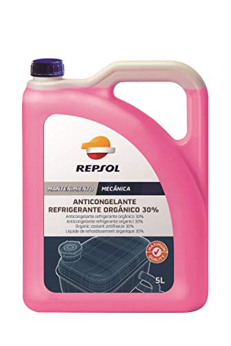 Repsol RP703U39 Anticongelante Refrigerante Orgánico 30%, 5 L