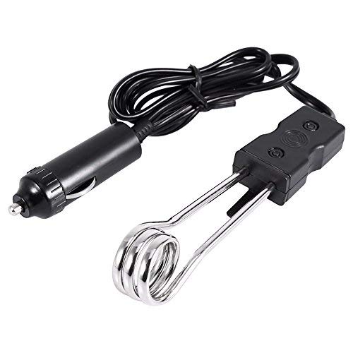 Resistencia al agua caliente, calentador de inmersión de hervidor de 12V para mini coche eléctrico portátil para agua, café, té, sopas y bebidas (24V)