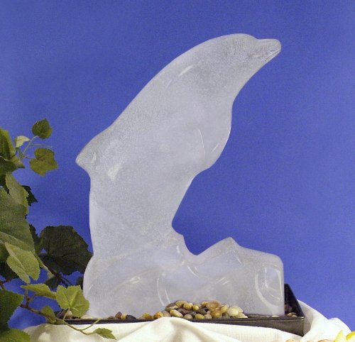 Reutilizable, diseño de delfín de escultura de hielo hornear