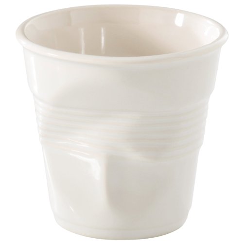 Revol DM329 Froisses Ristretto vaso arrugado, color blanco (Pack de 6)