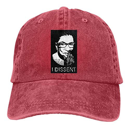 RFTGB Gorras unisex accesorios sombreros gorras de béisbol sombreros de vaquero Notorious Ruth Bader Ginsburg Quotes Feminist Denim Baseball Cap, Unisex Vintage Dad Hat, Golf Hats, Adjustable Plain Ca