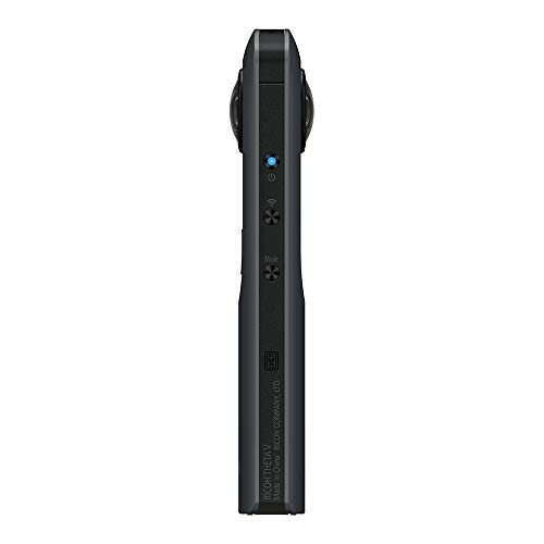 Ricoh Theta V - Cámara esférica 360° de 14 MP (Bluetooth, Android, 4K) color gris metalizado