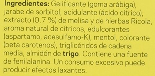 Ricola - Caramelos de goma sin azúcares, Perlas de Hierbas, Limon, 25 g