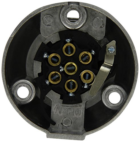 Ring Automotive A0005 - Enchufe para remolques (12N, Metal, Incluye antiniebla Trasera)