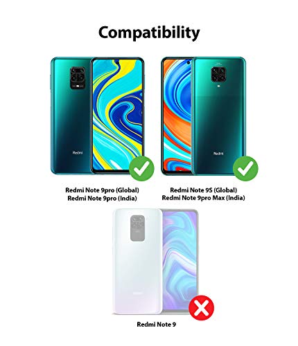 Ringke Fusion-X Diseñado para Funda Xiaomi Redmi Note 9 Pro (2020), Carcasa Redmi Note 9S, Parachoque Resistente Impactos Funda Redmi Note 9S / Redmi Note 9 Pro (6.67 Pulgadas) - Turquoise Green