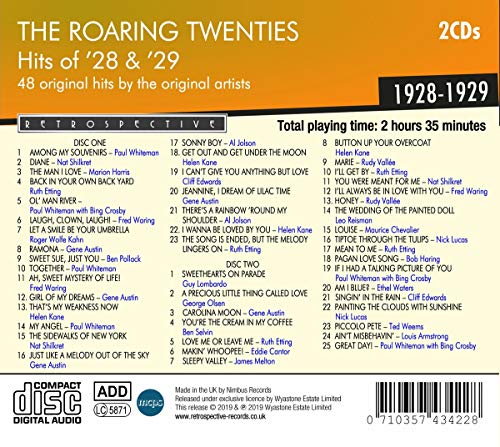 Roaring Twenties - Hits of '28 and '29