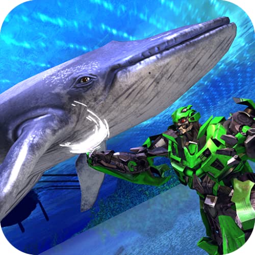 Robot vs Shark Rescue Game