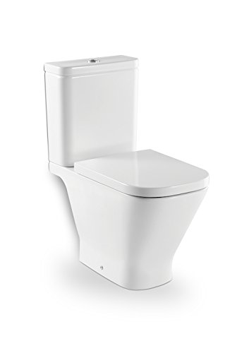 Roca A801470004 Tapa y asiento para inodoro, distancia entre los orificios de anclaje: 16 cm, Blanco