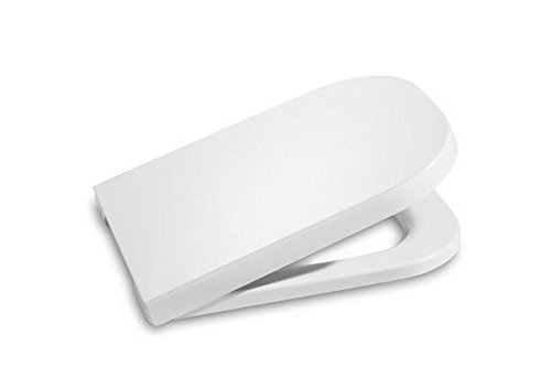 Roca A801470004 Tapa y asiento para inodoro, distancia entre los orificios de anclaje: 16 cm, Blanco