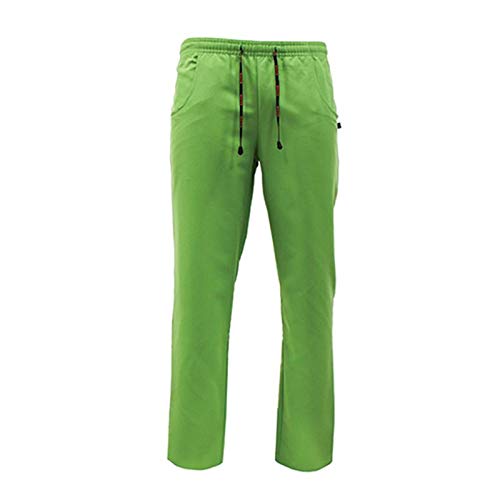 ROGER Pantalón Sanitario Unisex, 100% Microfibra Poliéster Taslan Varias Tallas y Colores