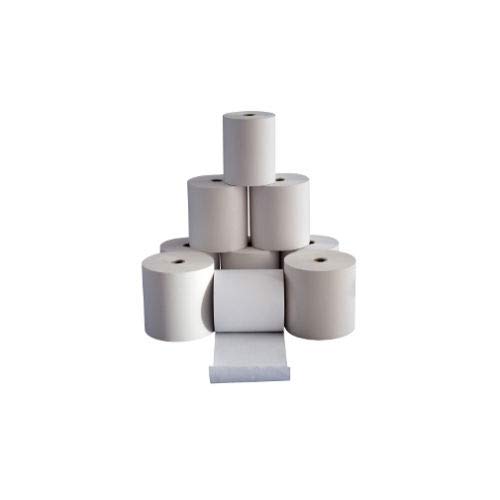 Rollos de papel térmico para P.O.S. Caja homologada, 57 mm x 10 m, sin núcleo, 12 unidades