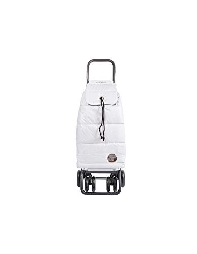 Rolser Carro Pack Polar 4 Ruedas 2 Giratorias Plegable - Plata