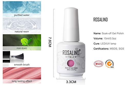 Rosalind - Esmalte semipermanente con purpurina