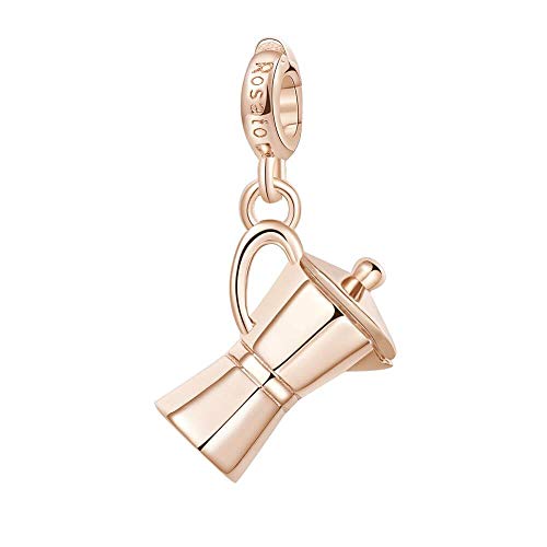 Rosato Charm Plata PVD Rosa con cafetera – Historias – RZ068