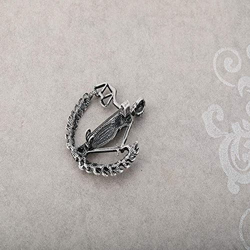 Rose Gold Peace Women Broche Pins Aleación Abogado Legal Insignia Clip para El Cuello Hijab Pins Traje Abrigo Trigo Orejas Figura Broches-Plata