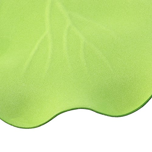 ROSENICE Decoración tanque Hoja loto decoración Flotante piscina agua Hoja loto acuario estanque 18CM 10pcs (verde)