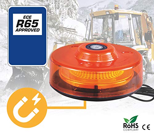 Rotativo Extraplano 48 LED 12/24V R65