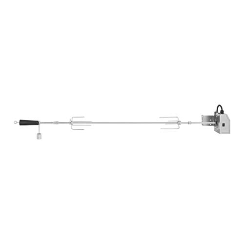 Royal Catering Pincho para Asados con Motor RCRR-120 (Longitud De Aplicación De 105 cm, Velocidad 2 RPM, Acero Inoxidable)