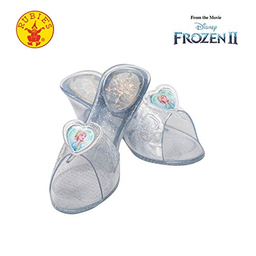 Rubie's- Frozen 2 Zapatos Jelly, Color transparente (300611OS)