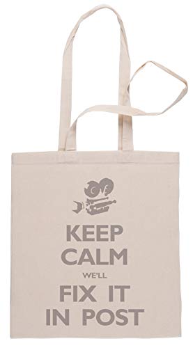 Rundi Keep Calm Well Fix It In Post Bolsa De Compras Shopping Bag Beige