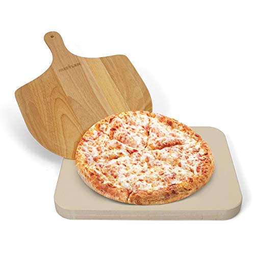 Rustler Pizza Piedra Redonda, Beige, 38 x 30 cm