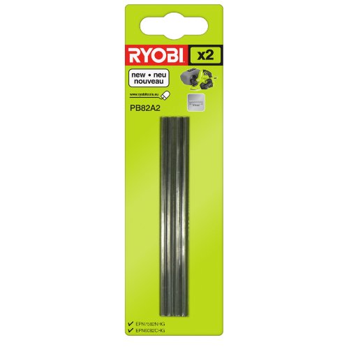 Ryobi PB82A2 - Cuchillas compatibles con EPN758NHG (82 mm, 2 unidades)