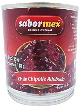 SABORMEX Chile Chipotle Adobado - 215 gr