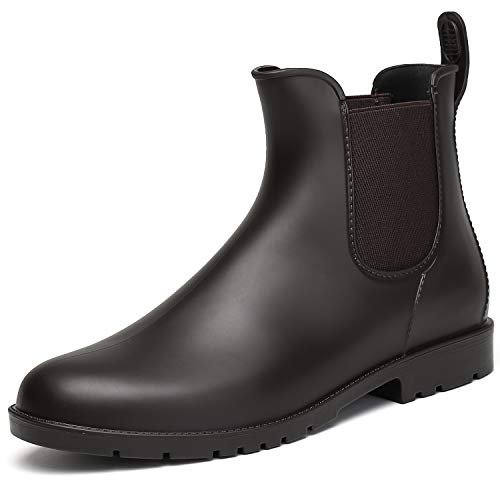 SAGUARO Mujer Botas de Lluvia Festival Botas de Agua Muy Ligera para Los Reyes Magos (43 EU, Marrón)