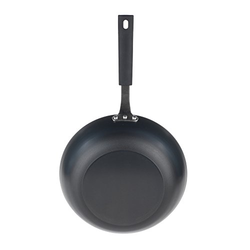 Salter - Sartén Duradera de Acero al Carbono, Acero al Carbono, Negro, 28 cm Wok