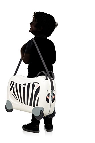 Samsonite Dream Rider - Maleta Infantil, 51 cm, 28 L, Blanco (Zebra Zeno)