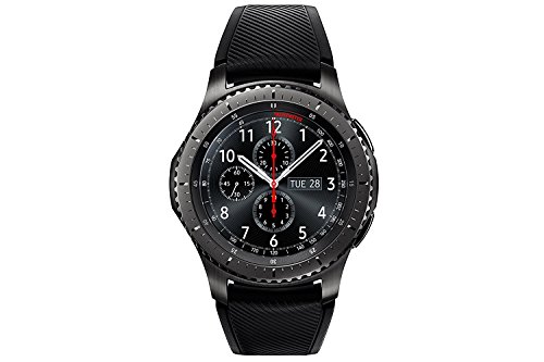 Samsung Gear S3 Frontier - Smartwatch Tizen (pantalla 1.3" Super AMOLED 360x360, GPS integrado, batería 380 mAh, altavoz integrado), color Gris (Space Gray)- Version española