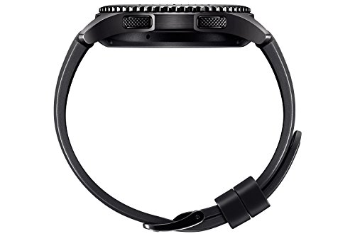 Samsung Gear S3 Frontier - Smartwatch Tizen (pantalla 1.3" Super AMOLED 360x360, GPS integrado, batería 380 mAh, altavoz integrado), color Gris (Space Gray)- Version española