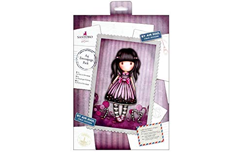 SANTORO GORJUSS Pack Decoupage, Multicolor, A4