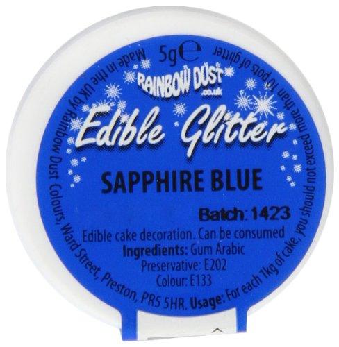 Sapphire Blue Edible Glitter