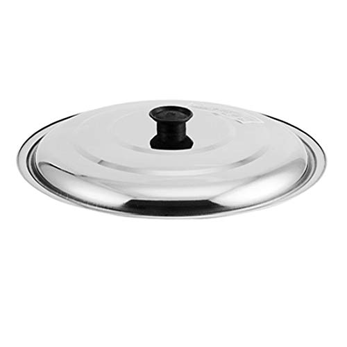 Sartén wok Woks alta calidad china tradicional hecha a mano Iron Wok Iron Wok Pan gas y utensilios de cocina cocina de inducción 32cm / 34cm / 36cm / 38cm (Color : Lid, Sheet Size : 32cm)