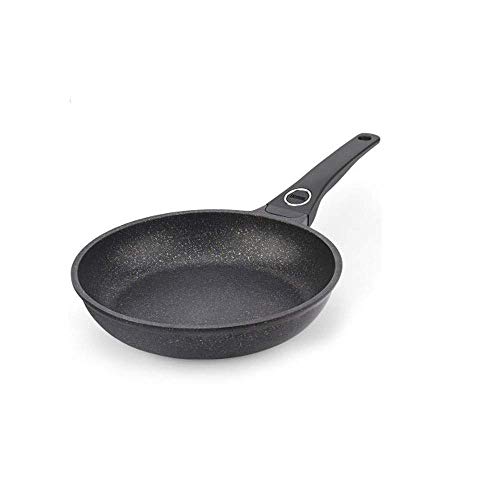 Sartén Wok/Stir Fry con Tapa de Vidrio Templado de Aluminio Forjado con Resistente a los arañazos