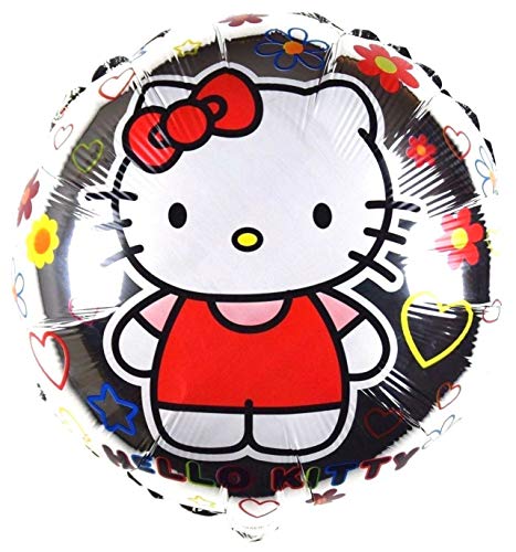 SauParty Hello Kitty Helio Globo de Plástico Bebé Globos Niña Nacimiento Balloon