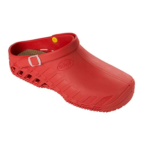 Scholl línea Profesional Clog EVO Rojo 40-41