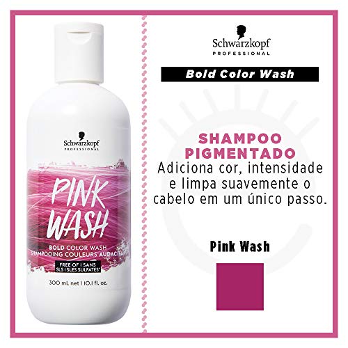 Schwarzkopf Bold Color Wash Champú Pink/Rosa Wash 300Ml