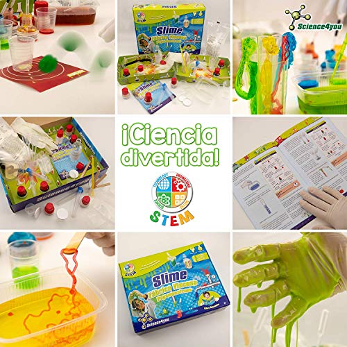 Science4you Fábrica de los pegamonstruos - Slime - Juguete científico y educativo