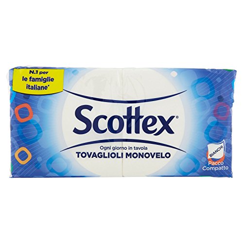 Scottex servilletas monovelo, paquete de 160 servilletas