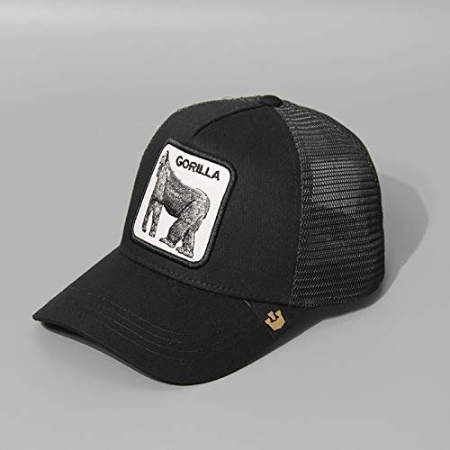 sdssup Europa y los Estados Unidos Marca de Mareas de Animales Serie con la Misma Gorra de béisbol Polla Tapa Neta Tapa Comercio Exterior explosiones Gorra de béisbol Gorila Ajustable