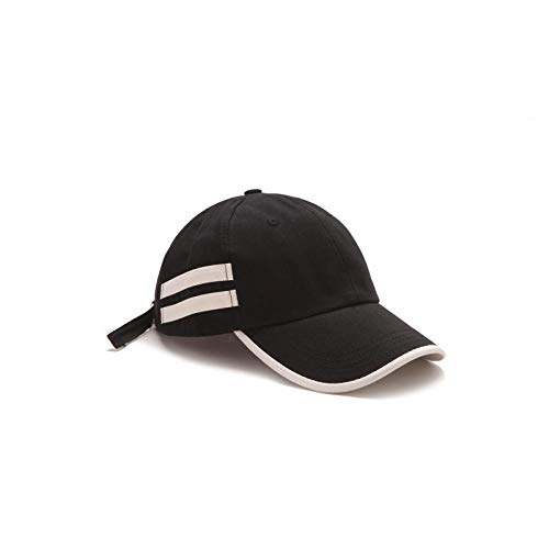 sdssup Gorra de béisbol con Visera Exterior para Hombre Negra M (56-58cm