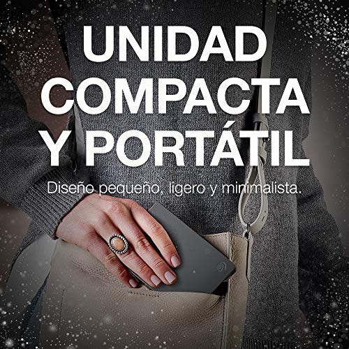 Seagate Basic portátil, 1 TB, Disco duro externo, HDD, USB 3.0 para PC, ordenador portátil (STJL1000400)