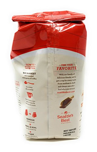 Seattle's Best Café Molido Con Sabor a Avellana Tostada, Bolsas de 12 Onzas (340 g)