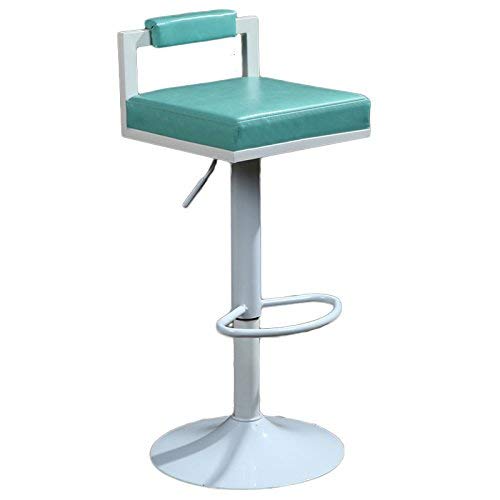 SED Silla - Retro Barra de Hierro Silla la Barra Taburete de rotación Silla elevadora Silla Alta Restaurante Taburete Sentado Cafetería Mostrador Silla Ordenador Silla Silla de Belleza Tienda móvil S