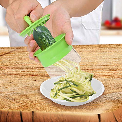 SEESEE.U - Pepino de mano para verduras y frutas en espiral para ensalada de calabacín