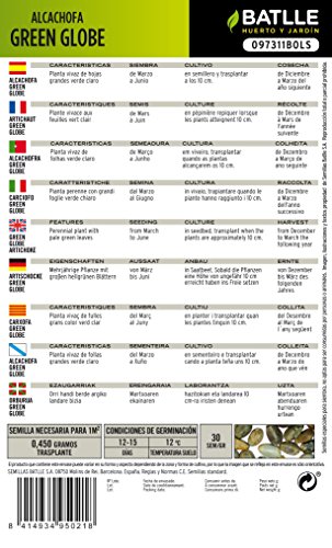 Semillas Hortícolas - Alcachofa Green Globe - Batlle