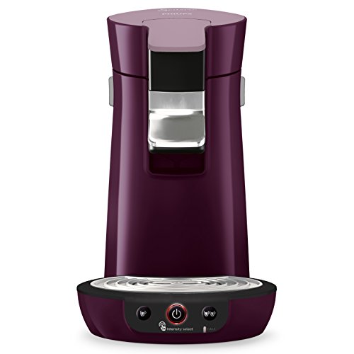 Senseo Viva Café HD6563/91 - Cafetera (Independiente, Máquina de café en cápsulas, 0,9 L, Dosis de café, 1450 W, Berenjena)